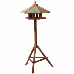 DOBAR Vogelhaus »Panorama«, Für Wildvögel, Kiefernholz/Bitumen, Braun/grün -Günstiges Tierbedarf Geschäft unnamed file 211