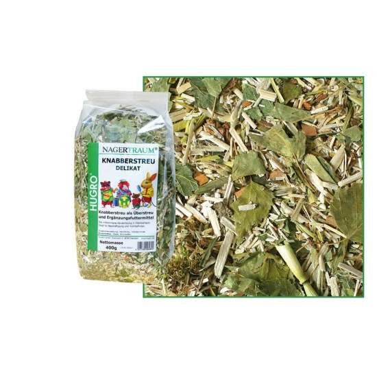 HUGRO Nager-Knabberstreu »Delikat«, 400 G, Grüner Hafer 3 HUGRO Nager-Knabberstreu »Delikat«, 400 G, Grüner Hafer