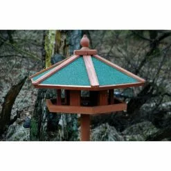 DOBAR Vogelhaus »Panorama«, Für Wildvögel, Kiefernholz/Bitumen, Braun/grün -Günstiges Tierbedarf Geschäft unnamed file 213