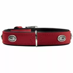 HUNTER Halsband, Gr. S-M, Rot/schwarz -Günstiges Tierbedarf Geschäft unnamed file 2302