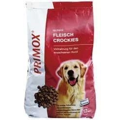 PRIMOX Hundetrockenfutter »Fleisch Crockies«, 1 Beutel à 12000 G