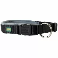 HUNTER Halsung, Gr. L-XL, Schwarz/grau -Günstiges Tierbedarf Geschäft unnamed file 2777
