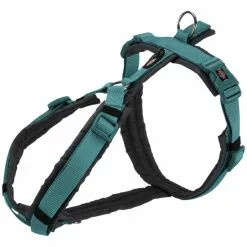 Hunde-Geschirr, M–L, Nylon, Ozeanblau/graphitfarben