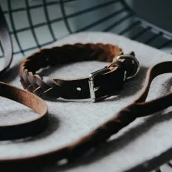 HUNTER Halsband, Gr. S-M, Dunkelbraun -Günstiges Tierbedarf Geschäft unnamed file 2893