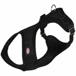 Hunde-Geschirr, XS–S, Nylon, Schwarz