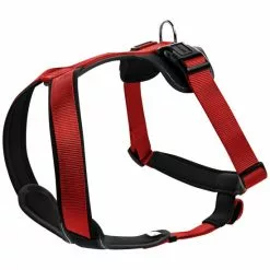 HUNTER Geschirr, L-XL, Nylon/neopren, Rot/schwarz