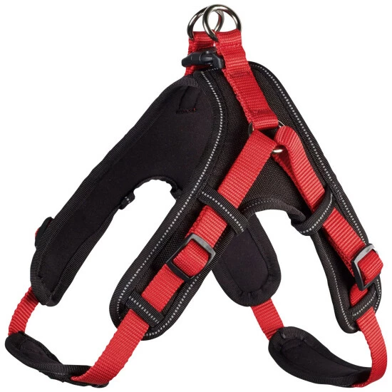 HUNTER Geschirr, L-XL, Nylon/neopren, Rot/schwarz 3 HUNTER Geschirr, L-XL, Nylon/neopren, Rot/schwarz