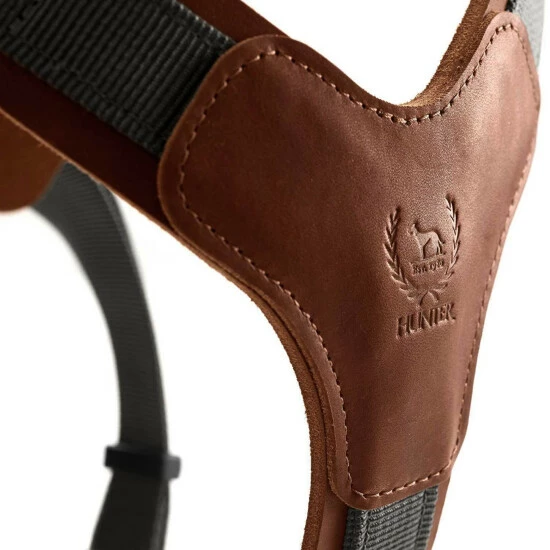 HUNTER Geschirr »Aalborg«, M-L, Rindsleder/nylon, Cognacfarben/grau 4 HUNTER Geschirr »Aalborg«, M-L, Rindsleder/nylon, Cognacfarben/grau – Bild 2