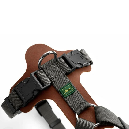 HUNTER Geschirr »Aalborg«, M-L, Rindsleder/nylon, Cognacfarben/grau 7 HUNTER Geschirr »Aalborg«, M-L, Rindsleder/nylon, Cognacfarben/grau – Bild 5