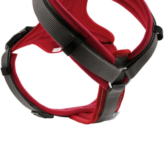 HUNTER Geschirr, S-M, Nylon/polyester, Rot/grau 6 HUNTER Geschirr, S-M, Nylon/polyester, Rot/grau – Bild 4