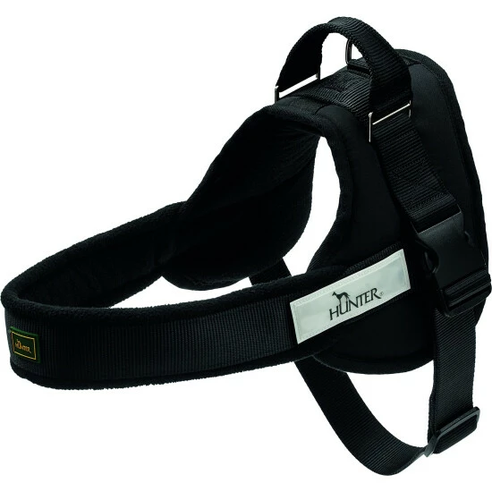 HUNTER Hunde-Geschirr, XS-S, Nylon/fleece, Schwarz 3 HUNTER Hunde-Geschirr, XS-S, Nylon/fleece, Schwarz