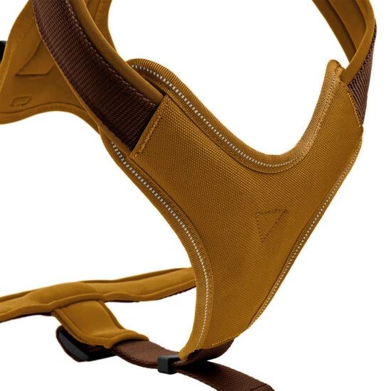 HUNTER Geschirr, M/2, Nylon/neopren, Braun/karamellbraun 4 HUNTER Geschirr, M/2, Nylon/neopren, Braun/karamellbraun – Bild 2