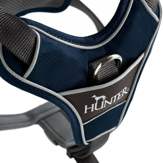 HUNTER Geschirr, S-M, Nylon/polyester/neopren, Dunkelblau/grau 4 HUNTER Geschirr, S-M, Nylon/polyester/neopren, Dunkelblau/grau – Bild 2