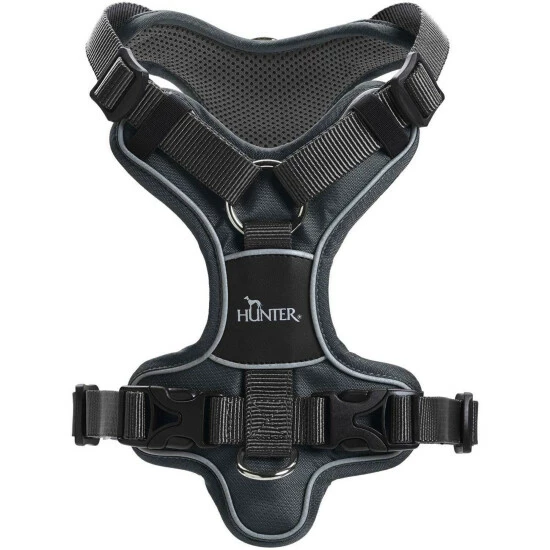 HUNTER Geschirr, XS, Nylon/polyester/neopren, Grau 4 HUNTER Geschirr, XS, Nylon/polyester/neopren, Grau – Bild 2