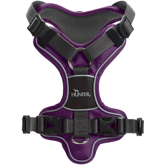 HUNTER Geschirr, XS, Nylon/polyester/neopren, Violett/grau 7 HUNTER Geschirr, XS, Nylon/polyester/neopren, Violett/grau – Bild 5