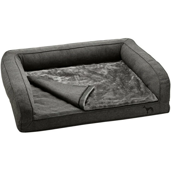 HUNTER Hunde-Sofa, BxHxL: 60 X 30 X 80 Cm, Anthrazit 11 HUNTER Hunde-Sofa, BxHxL: 60 X 30 X 80 Cm, Anthrazit – Bild 9