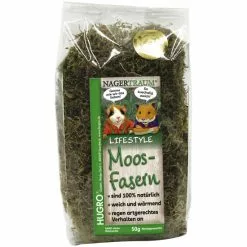 HUGRO Streu »Nagertraum Moosfasern«, 0.05kg, Für Nager