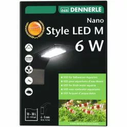 DENNERLE Aquariumleuchte »Nano Style Led«, BxH: 5 X 17 Cm, 6 W, Weiß