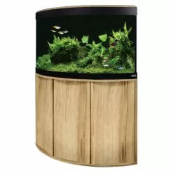 FLUVAL Aquariumkombination »Venezia«, BxHxL: 98 X 130 X 98 Cm, Floatglas, Buchenfarben