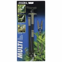 FLUVAL Pflanzenzange, Multi Tool, Für Aquarien, Schwarz/rot