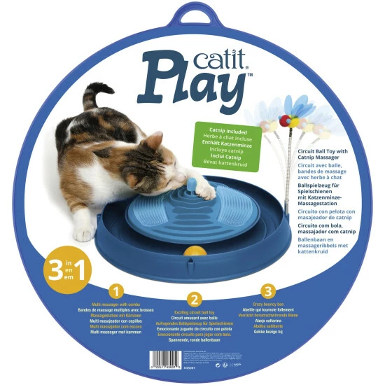 CATIT Spielzeug »Play«, 3-in-1, Blau, Für Katzen 4 CATIT Spielzeug »Play«, 3-in-1, Blau, Für Katzen – Bild 2