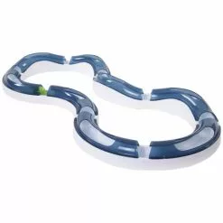 CATIT Spielzeug »Super Roller«, Spielschiene, Blau/weiß, Für Katzen, Inkl. Ball