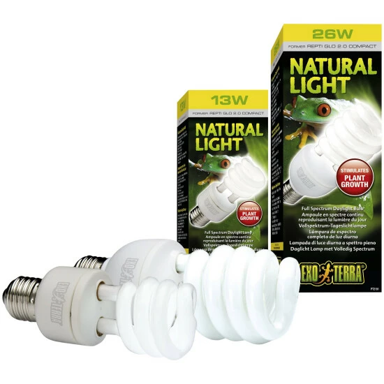 EXO TERRA Terrarienbeleuchtung »Natural Light (E27)«, BxH: 4,7 X 11,7 Cm, 13 W, Weiß 3 EXO TERRA Terrarienbeleuchtung »Natural Light (E27)«, BxH: 4,7 X 11,7 Cm, 13 W, Weiß