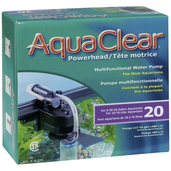 AquaClear Wasserpumpe »Powerhead«, 4,5 W, Für Aquarien Bis: 76 L, Schwarz 3 AquaClear Wasserpumpe »Powerhead«, 4,5 W, Für Aquarien Bis: 76 L, Schwarz