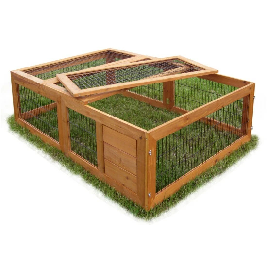 HABAU Freilaufgehege »Maxi«, BxHxT: 98 X 40 X 147 Cm, Braun 4 HABAU Freilaufgehege »Maxi«, BxHxT: 98 X 40 X 147 Cm, Braun – Bild 2