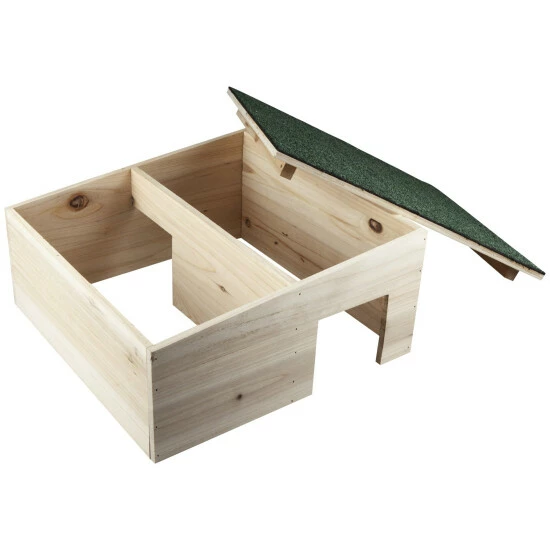 WINDHAGER Igelhaus, Holz, Braun 4 WINDHAGER Igelhaus, Holz, Braun – Bild 2