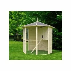 PROMADINO Voliere, BxHxT: 232 X 250 X 232 Cm, Natur