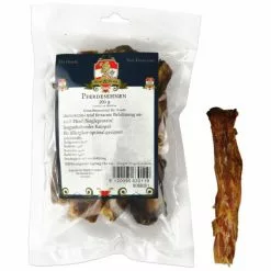 Sissi & Franz Hundesnack »Pferdesehnen«, 200 G, Einzelfuttermittel, 100 % Fleisch, Schonend Getrocknet