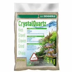 DENNERLE Bodengrund »Kristall-Quarzkies«, 5 Kg, Natur