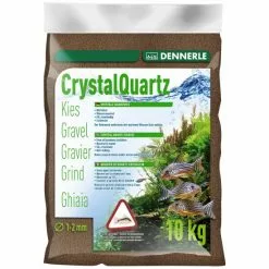 DENNERLE Bodengrund »Kristall-Quarzsand«, 10 Kg, Dunkelbraun