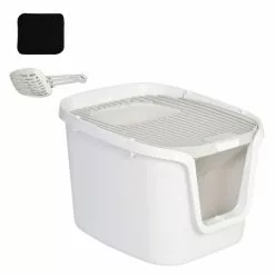 PawHut Katzentoilette, Polypropylen/ABS, BxHxL: 44,5 X 38,3 X 55,5 Cm
