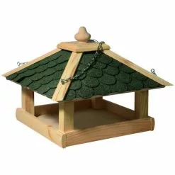 DOBAR Futterhaus, Für Wildvögel, Kiefernholz/Bitumen, Natur/grün 11 DOBAR Futterhaus, Für Wildvögel, Kiefernholz/Bitumen, Natur/grün -Günstiges Tierbedarf Geschäft unnamed file 4708