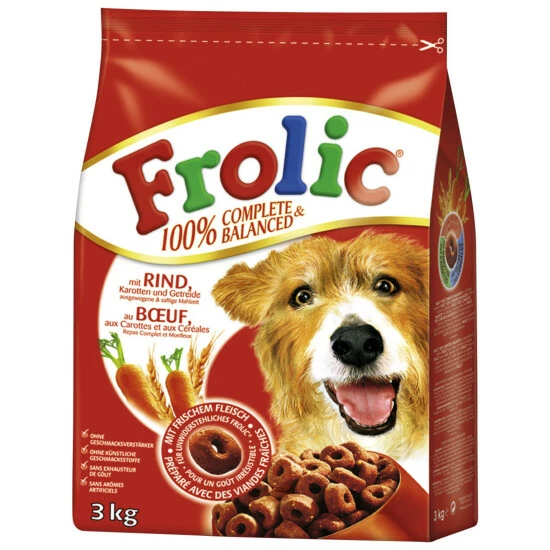 FROLIC Hundetrockenfutter »Complete & Balance«, 3 Beutel à 3000 G 3 FROLIC Hundetrockenfutter »Complete & Balance«, 3 Beutel à 3000 G