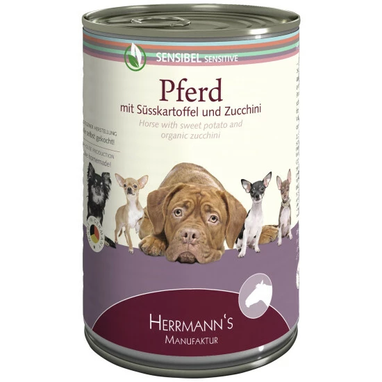 HERMANNS MANUFAKTUR Hunde Nassfutter »Sensible«, 12 Dosen à 400 G 3 HERMANNS MANUFAKTUR Hunde Nassfutter »Sensible«, 12 Dosen à 400 G