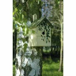 DOBAR Nistkasten, Für Wildvögel, Kiefernholz, Natur/grün -Günstiges Tierbedarf Geschäft unnamed file 4758