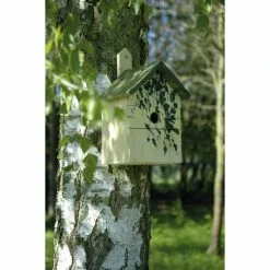 DOBAR Nistkasten, Für Wildvögel, Kiefernholz, Natur/grün -Günstiges Tierbedarf Geschäft unnamed file 4766