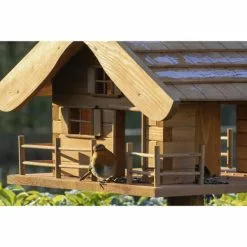 DOBAR Vogelfutterhaus, Holz, Braun, Für Wildvögel -Günstiges Tierbedarf Geschäft unnamed file 4788