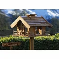 DOBAR Vogelfutterhaus, Holz, Braun, Für Wildvögel -Günstiges Tierbedarf Geschäft unnamed file 4789