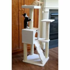 ARMARKAT Kratzbaum »Xenia«, Elfenbeinfarben, Höhe: 135 Cm -Günstiges Tierbedarf Geschäft unnamed file 4795