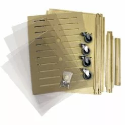 Kleintierhaus, BxHxT: 99,5 X 65,2 X 60 Cm, Braun