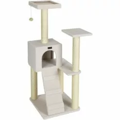 ARMARKAT Kratzbaum »Xenia«, Elfenbeinfarben, Höhe: 135 Cm -Günstiges Tierbedarf Geschäft unnamed file 4802