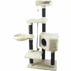 HEIM Kratzbaum »White Cat«, Weiß, Höhe: 139 Cm