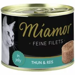 MIAMOR Katzen Nassfutter »Feine Filets In Jelly«, 12 Dosen à 185 G