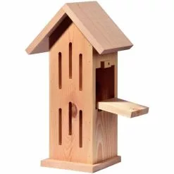 LUXUS-INSEKTENHOTELS Schmetterlingshaus »Sonnenfalter«, Für Schmetterlinge, Kiefernholz, Natur -Günstiges Tierbedarf Geschäft unnamed file 4832