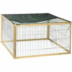 Freilaufgehege, BxHxT: 100 X 58,5 X 100 Cm, Grün