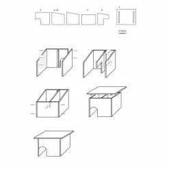 DOBAR Igelhaus Igelschlafhaus Kiefernholz -Günstiges Tierbedarf Geschäft unnamed file 4880